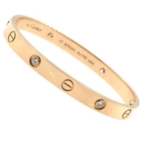 cartier love bracelet 17 size|cartier love bracelet 17cm.